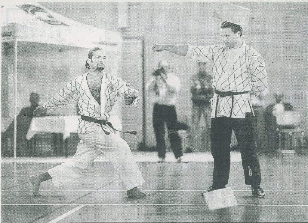 Michael Karl Gasser bei einer Österreichischen Meisterschaft in HapKiDo